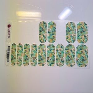 Retired Floral Jamberry Wrap Zen Garden - Partial Sheet